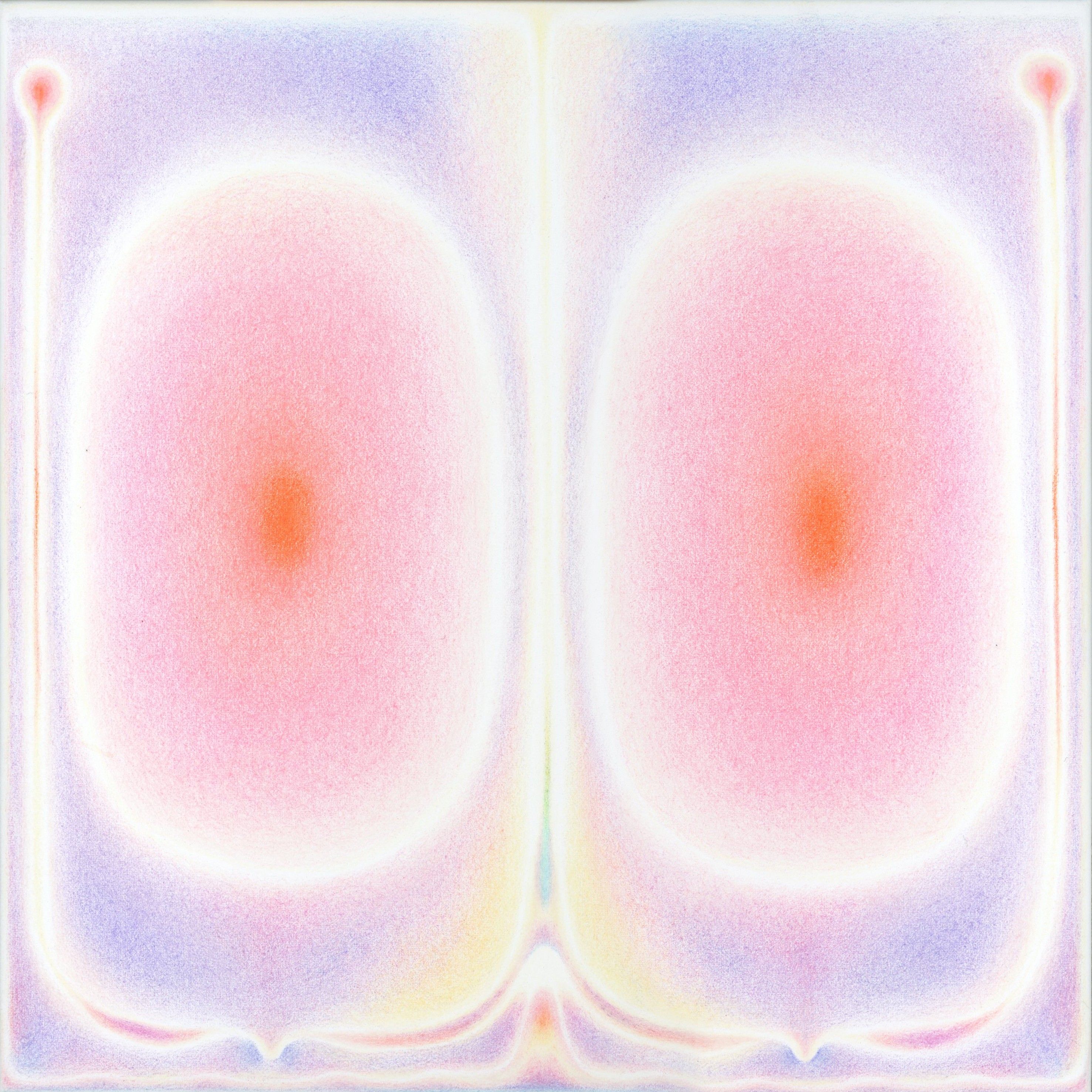 Body — Upper, Color pencil on paper mounted on board, 2024